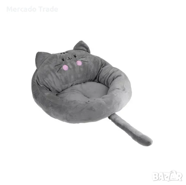 Легло за котки Mercado Trade, 50см., Сиво, снимка 1