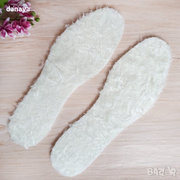 3253 Вълнени стелки за обувки с дълъг косъм, 32-45 номер, снимка 1