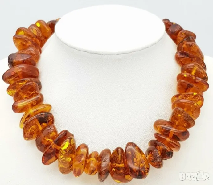 Балтийска кехлибарена огърлица. 💯 % ОРИГИНАЛ AMBER !, снимка 1