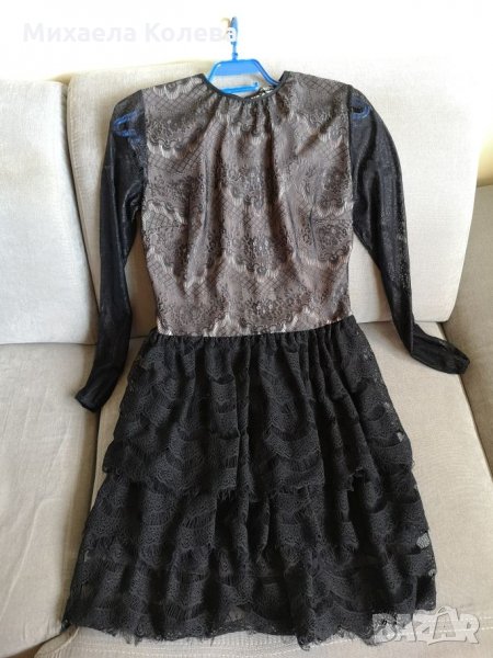 Вечерна рокля от висококачествена дантела , снимка 1