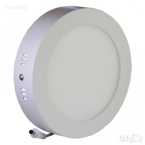 LED Панел за външен монтаж 18W, ф222мм, 6000K, IP20, снимка 1