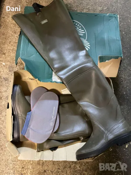 Нови рибарски ботуши Aigle Truite №43 и 44, снимка 1