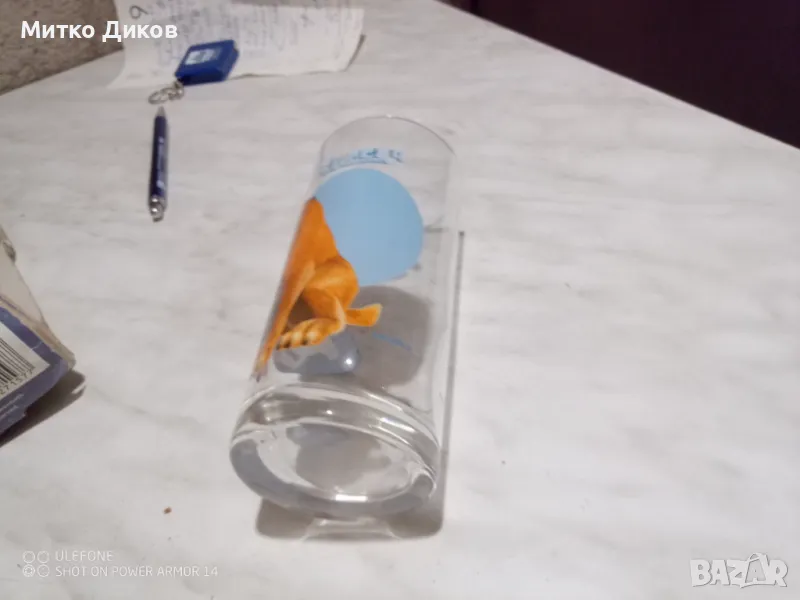 Детска стъклена чаша от Ледена епоха нова 250 млл, снимка 1