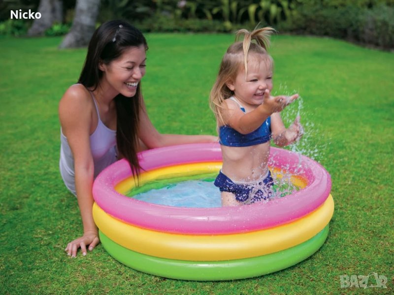 Бебешки - Детски надуваем басейн INTEX Sunset Glow, снимка 1