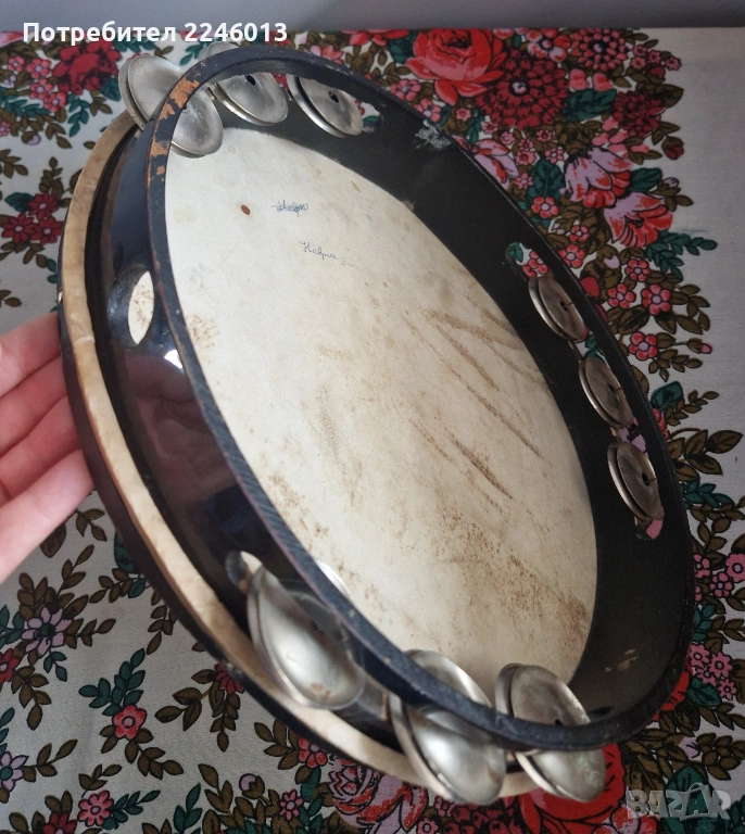 Дайре -ретро с естествена кожа, снимка 1