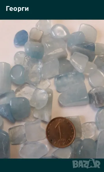 90 грама натурален аквамарин, снимка 1