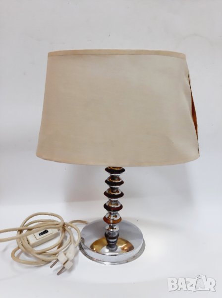 Стара метална нощна лампа(4.1), снимка 1