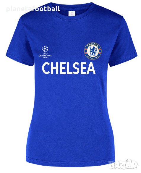 НОВО Дамска футболна фен тениска на CHELSEA!Дамски футболни тениски!Тениска Шампионска Лига!, снимка 1