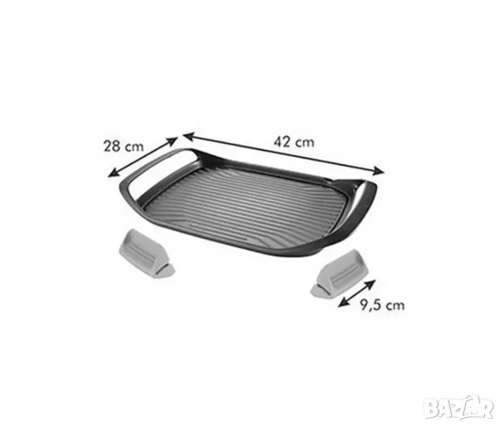 Грил тиган  28x42cm, снимка 1