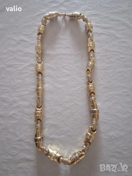 Мъжки златен синджир ланец , снимка 1