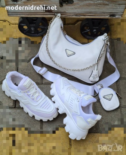 Дамски спортени обувки и чанта Prada код 48, снимка 1