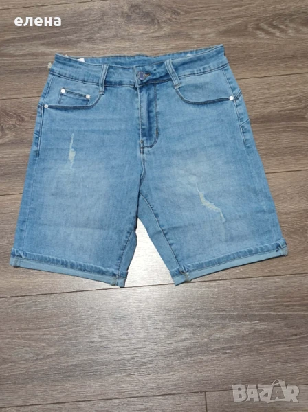 Дамски къси панталони - надрани, снимка 1