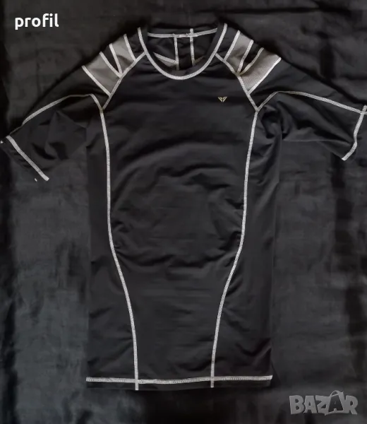 IntelliSkin компресираща тениска за фитнес и водни спортове M, снимка 1