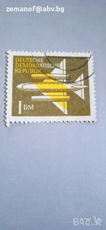 Рядка Марка ГДР  1960 , снимка 1