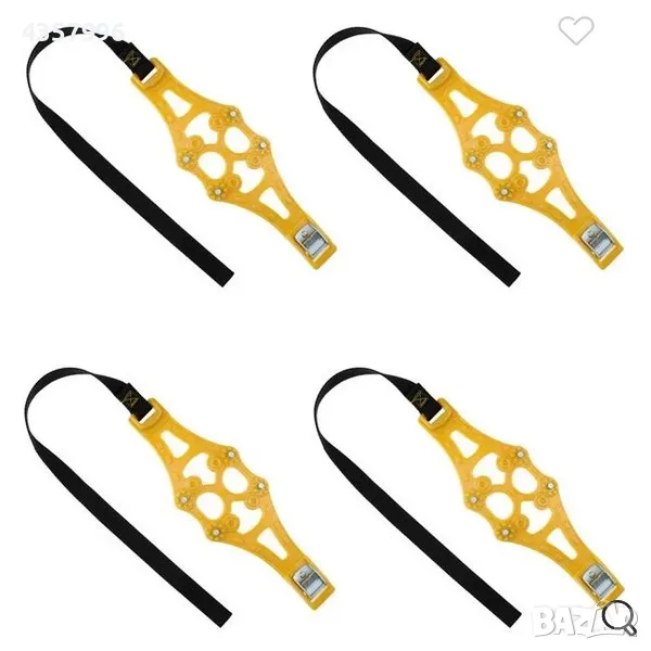 Вериги за сняг, Вериги с колани, 4бр, снимка 1