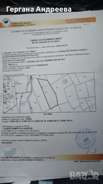 Продавам изоставена нива в село Долище 28000 €, снимка 1