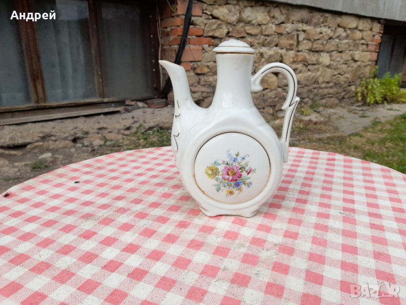 Стара порцеланова кана,каничка #10, снимка 1