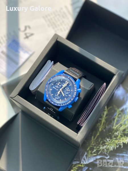 Мъжки часовник OMEGAxSwatch MISSION TO NEPTUNE с кварцов механизъм, снимка 1