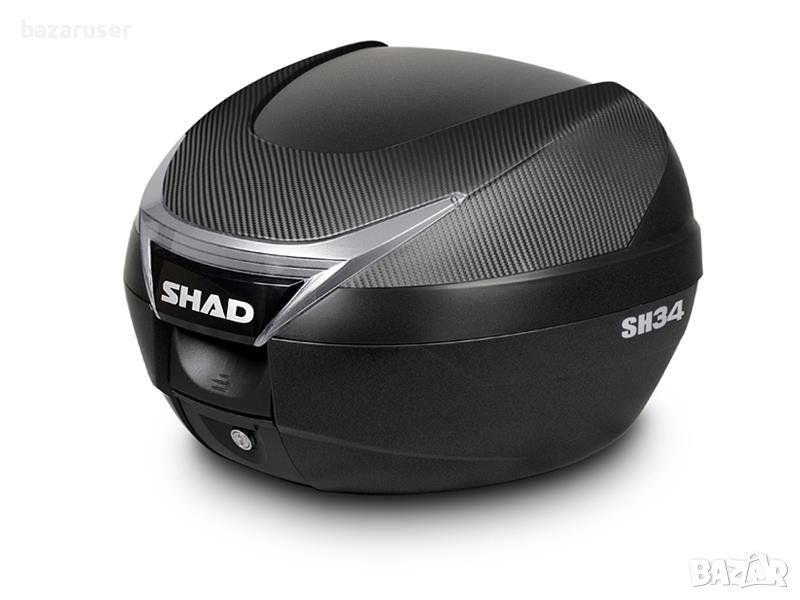Нов куфар за мотоциклет SHAD SH34 Carbon YD SH34C, снимка 1