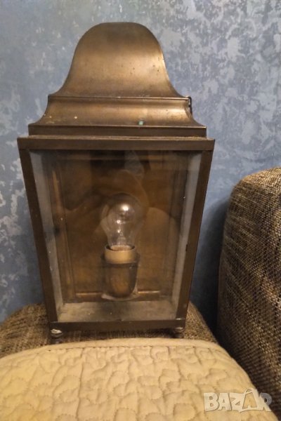 Страхотен фенер мед месинг ръчна изработка НАМАЛЕНИЕ, снимка 1
