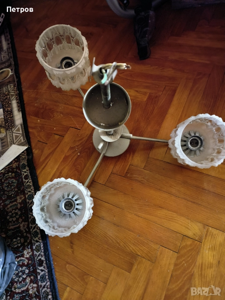 Полилей за 3 лампи, снимка 1