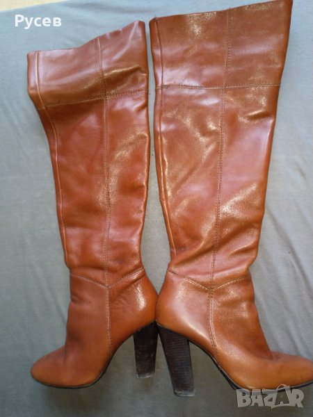 Дамски ботуши от естествена кожа ALDO, снимка 1