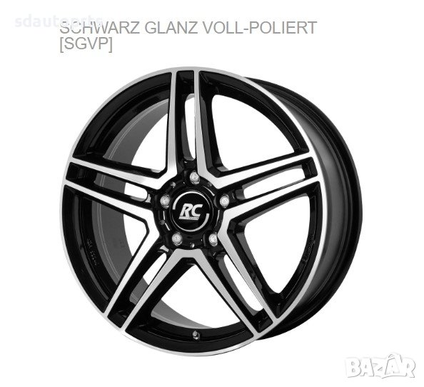 17" Джанти RC Design 5x112 Mercedes W204 W205 W211 W212 W213 CLA A B C, снимка 1