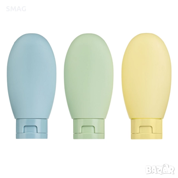 Комплект туристически бутилки 60 мл – 3 броя_1236253, снимка 1