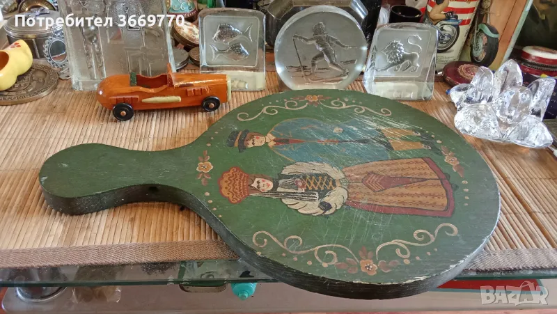 Стара дървена дъска от Скандинавия, снимка 1