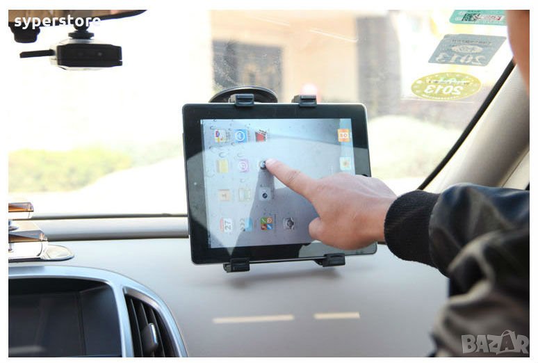 Стойка за таблет за кола - универсална от 7" до 12" TS0004 Universal holder for tablet pc, снимка 1