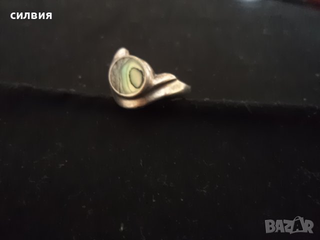 дамски сребърен пръстен , снимка 1