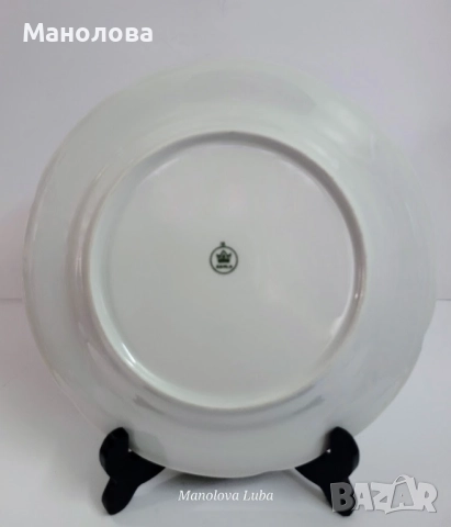 Порцеланова чиния "Frohe Weihnachten"  "Весела Коледа" на Kahla., снимка 8 - Други ценни предмети - 52396534