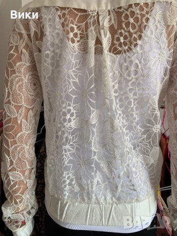 Alessa Алеса бяло яке от дантела, снимка 8 - Якета - 40816707