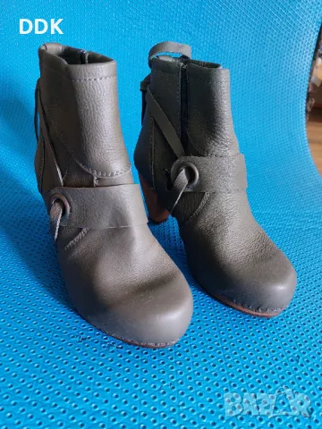 Дамски боти,естествена кожа -бутикови