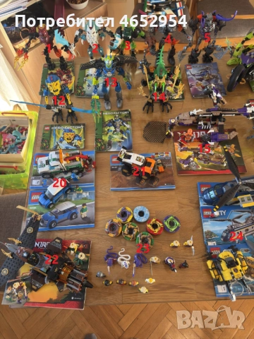 Огромна Лего Колекция, конструктури LEGO Hero Factory, Bionicle, City, NINJAGO, снимка 2 - Конструктори - 52434802