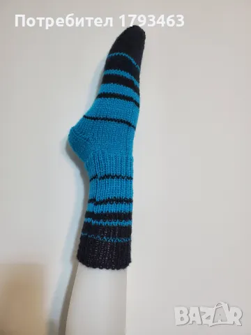 Ръчно плетени дамски чорапи размер 38, снимка 1