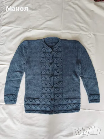 Мъжка петролено синя жилетка