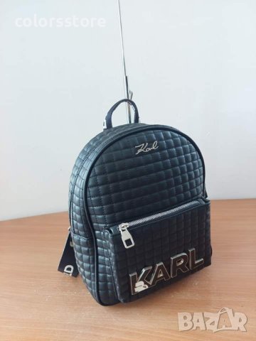 Черна раница  Karl Lagerfeld код SG 384, снимка 3 - Раници - 34137340