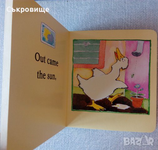 Картонена детска книжка на английски език The Itsy-Bitsy Spider, снимка 2 - Детски книжки - 38312882