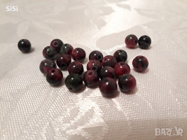 Рубини от Индия 22бр, снимка 2 - Гривни - 27320660