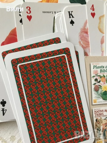 Карти за игра стари Heritage рози винтидж, снимка 2 - Колекции - 53291984