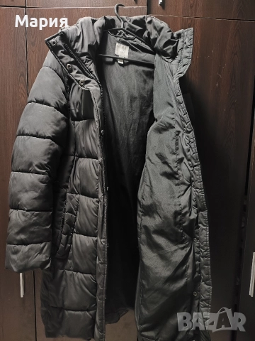 Зимно черно яке H&M, размер S, снимка 9 - Якета - 52939140