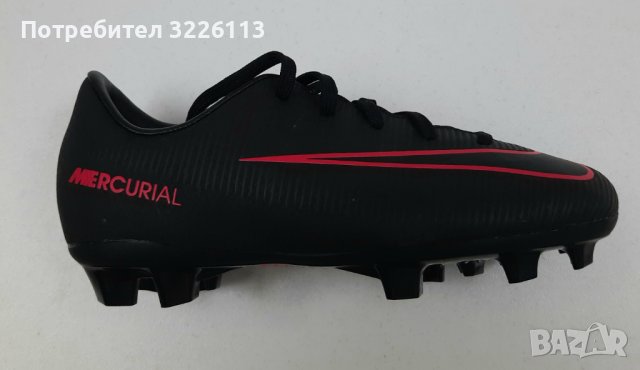 Детски футболни обувки Nike Merc Vapor FG, размер -  28.5 /UK С11/ стелка 17.5 см.. , снимка 5 - Футбол - 37401057