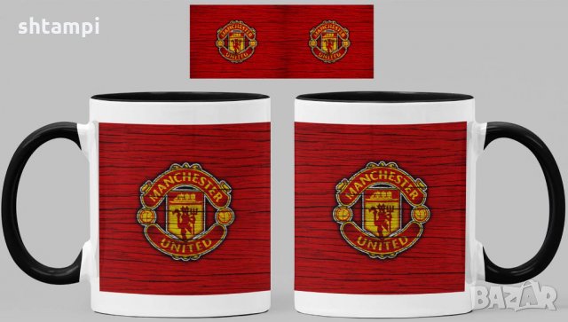 Чаша Манчестър Юнайтед Manchester United Керамична, снимка 7 - Фен артикули - 34820848
