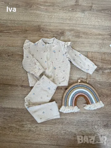 Дрехи за момиче 9-12м 74 80 см лот mayoral zara hm, снимка 7 - Комплекти за бебе - 49486338