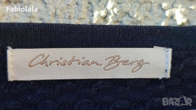 Christian Berg cotton sweater 46, снимка 2 - Суичъри - 52178843