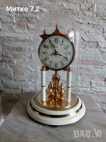 Настолен годишен механичен часовник, снимка 6 - Антикварни и старинни предмети - 40577375