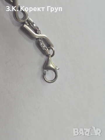 Сребърна гривна 925, снимка 8 - Гривни - 51080705