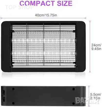 Нов електрически убиец на мухи с LED светлини за вътрешна и външна употреба, снимка 2 - Други стоки за дома - 49622121