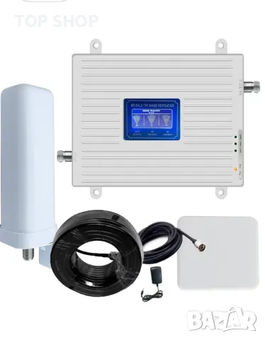 3 бандов GSM Усилвател на клетъчен сигнал 900 1800 2100 MHz Band  Ретранслатор LTE GSM WCDMA, снимка 3 - Motorola - 48933250